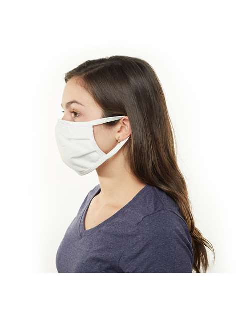 Hanes 3-Ply Cotton Face Mask thumbnail 4
