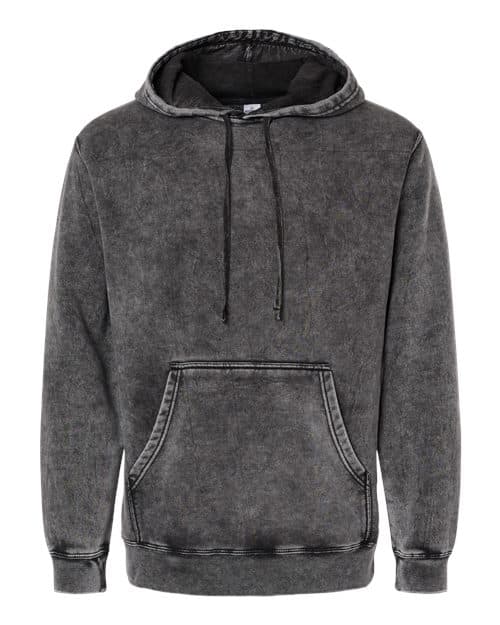 Independent Trading Co. Unisex Midweight Mineral Wash Hooded Sweatshirt thumbnail 3