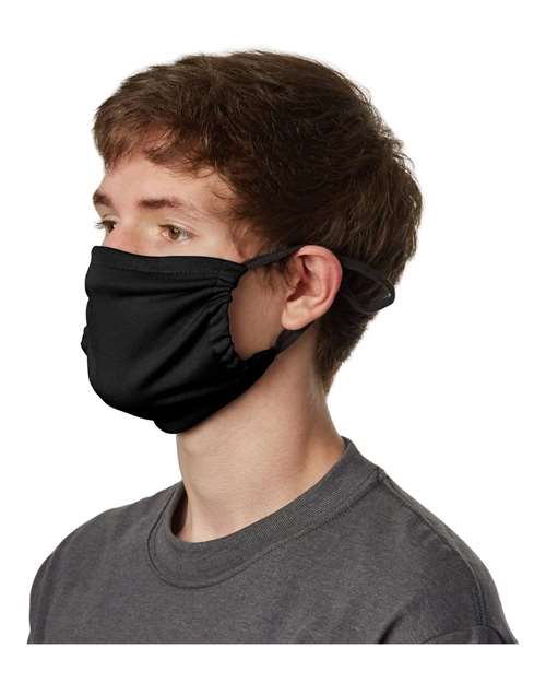 Hanes 2-Ply Polyester Pocket Face Mask thumbnail 3