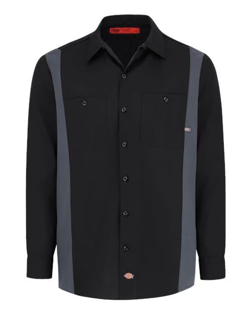 Dickies Men's Industrial Colorblocked Long Sleeve Shirt thumbnail 2