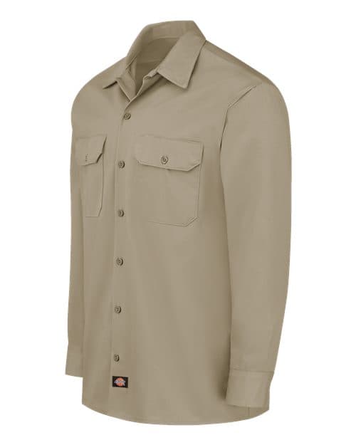 Dickies Men's Heavyweight Cotton Long Sleeve Shirt thumbnail 4