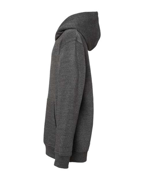 J. America Youth Triblend Fleece Hooded Sweatshirt thumbnail 6