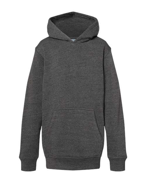 J. America Youth Triblend Fleece Hooded Sweatshirt thumbnail 3