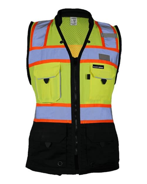 Kishigo Women's Premium Black Series® Heavy Duty Surveyors Vest thumbnail 2