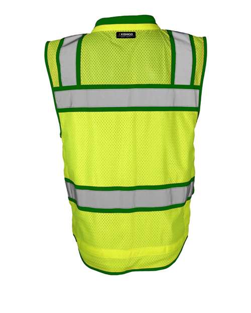 Kishigo Men's Color Contrast High Performance Surveyors Vest thumbnail 3