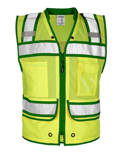 Kishigo Men's Color Contrast High Performance Surveyors Vest thumbnail 2