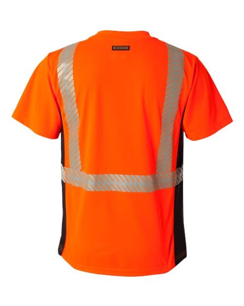 Kishigo Unisex Premium Black Series® Breathable Tape Class 2 T-Shirt thumbnail 3