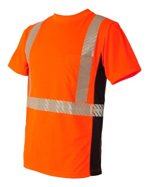 Kishigo Unisex Premium Black Series® Breathable Tape Class 2 T-Shirt thumbnail 4