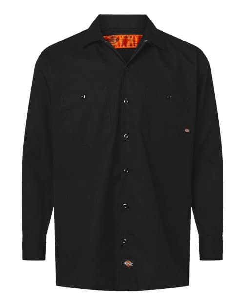 Dickies Men's Tall Industrial Long Sleeve Work Shirt thumbnail 3