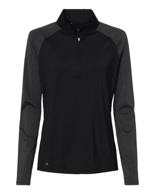Adidas Women's Ultimate365 Lightweight Raglan Quarter-Zip Pullover thumbnail 3