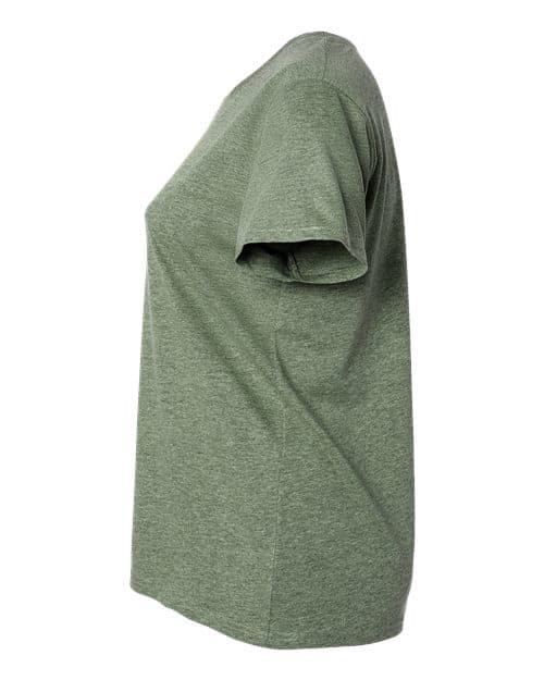 LAT Women's Curvy Collection Fine Jersey Tee thumbnail 4