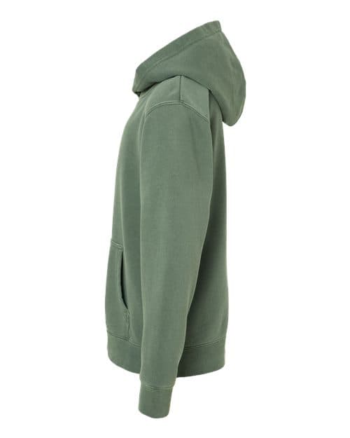 Independent Trading Co. Youth Midweight Pigment-Dyed Hooded Sweatshirt thumbnail 6