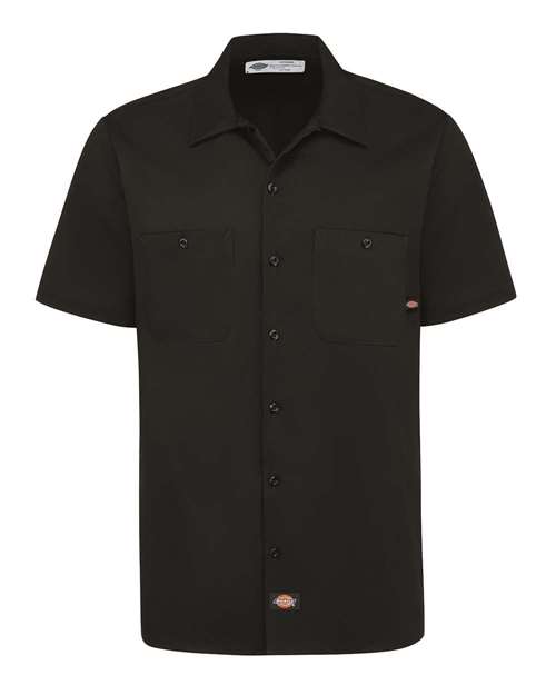 Dickies Men's Industrial Short Sleeve Cotton Work Shirt thumbnail 2