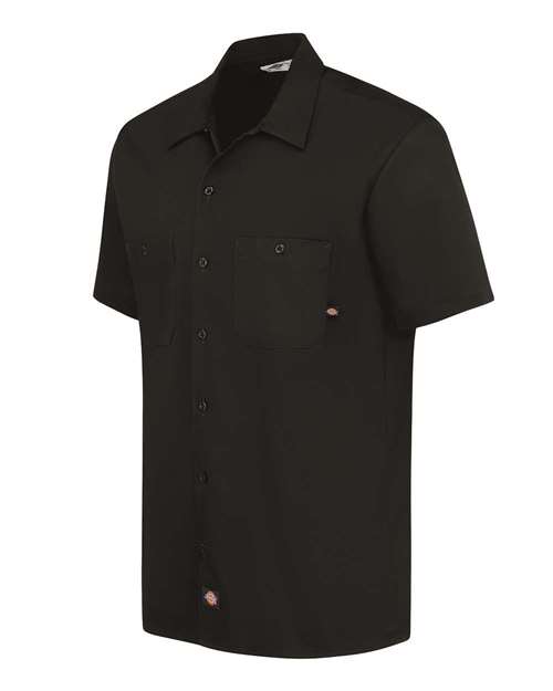 Dickies Men's Industrial Short Sleeve Cotton Work Shirt thumbnail 4