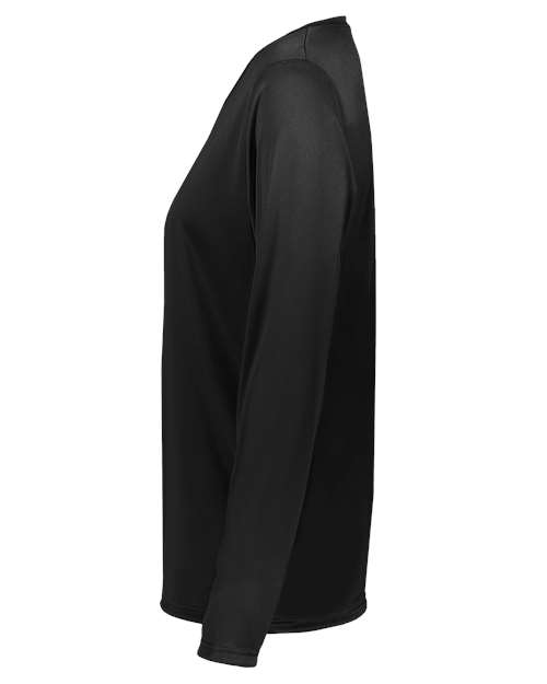 Holloway Women's Momentum Long Sleeve V-Neck T-Shirt thumbnail 4