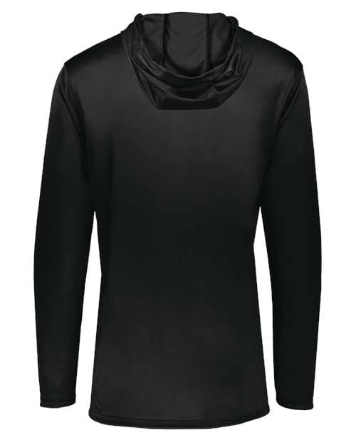 Holloway Youth Momentum Hooded Long Sleeve T-Shirt thumbnail 3