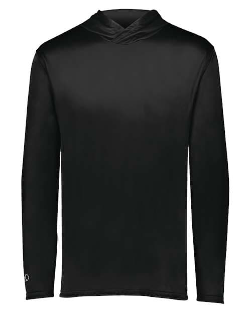 Holloway Youth Momentum Hooded Long Sleeve T-Shirt thumbnail 2