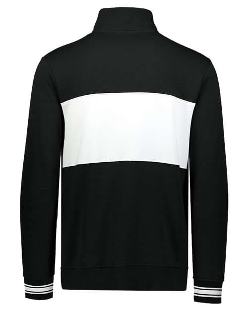 Holloway Men's All-American Fleece Colorblocked Quarter-Zip Sweatshirt thumbnail 3