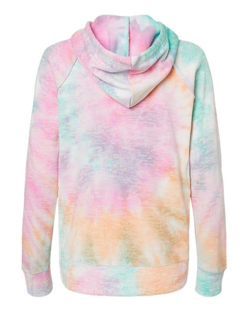 MV Sport Women’s Courtney Burnout V-Notch Hooded Sweatshirt thumbnail 4
