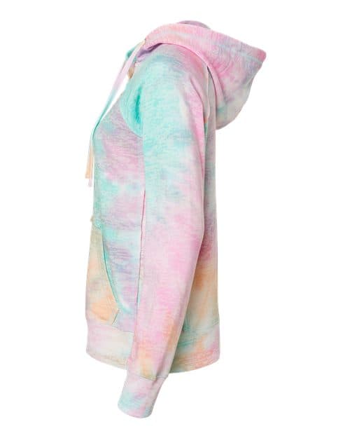 MV Sport Women’s Courtney Burnout V-Notch Hooded Sweatshirt thumbnail 6