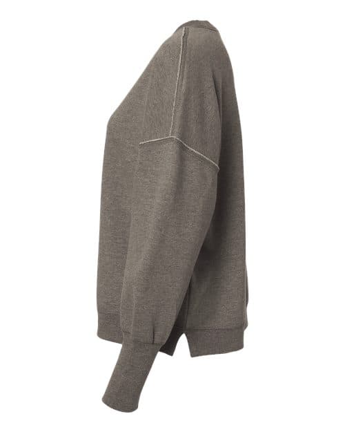 MV Sport Women's Sueded Fleece Crewneck Sweatshirt thumbnail 6