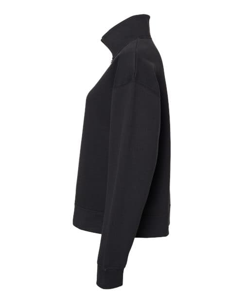 MV Sport Women's Sueded Fleece Quarter-Zip Sweatshirt thumbnail 6