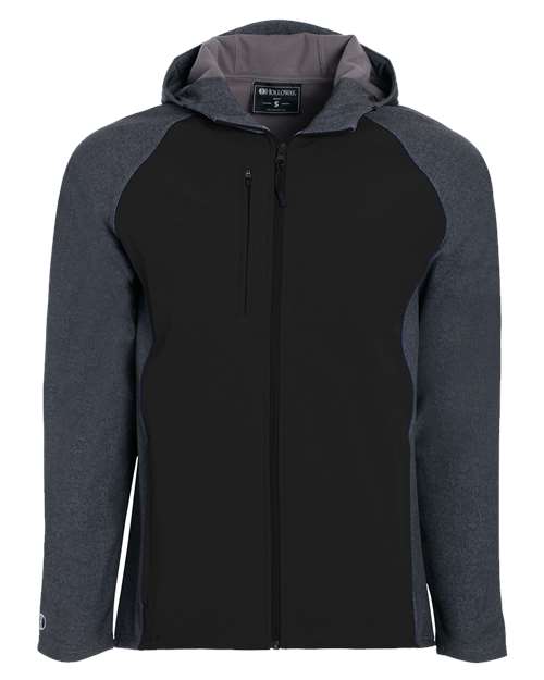 Holloway Men's Raider Hooded Soft Shell Jacket thumbnail 2