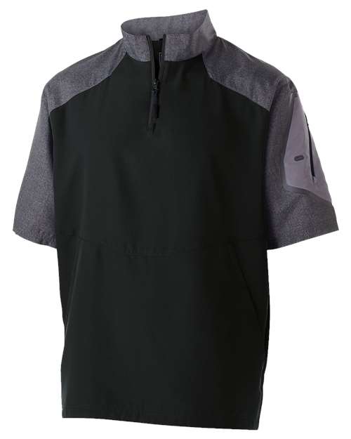 Holloway Unisex Raider Short Sleeve Quarter-Zip Pullover thumbnail 2