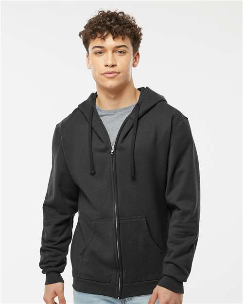 Tultex Unisex Full-Zip Hooded Sweatshirt thumbnail 2