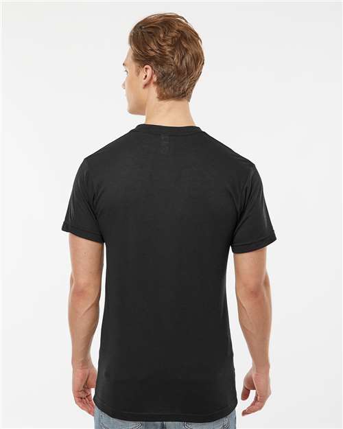 Tultex Men's Poly-Rich V-Neck T-Shirt thumbnail 5