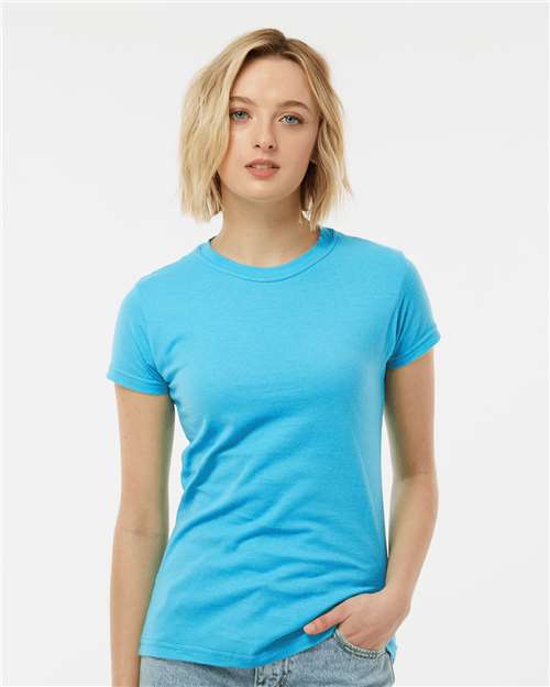 Tultex Women's Fine Jersey Slim Fit T-Shirt thumbnail 2