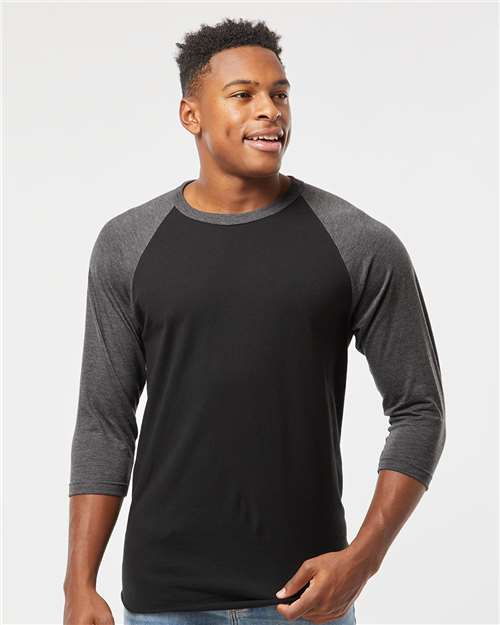 Tultex Unisex Fine Jersey Raglan T-Shirt thumbnail 2