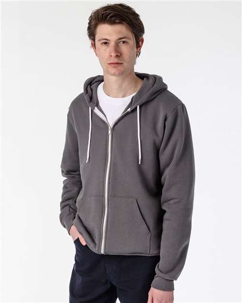 Los Angeles Apparel Unisex USA-Made Flex Fleece Full-Zip Hooded Sweatshirt thumbnail 2
