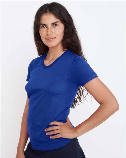 Los Angeles Apparel Women's USA-Made 50/50 T-Shirt thumbnail 2