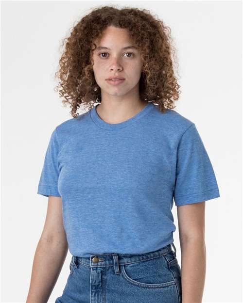 Los Angeles Apparel Unisex USA-Made Triblend T-Shirt thumbnail 2
