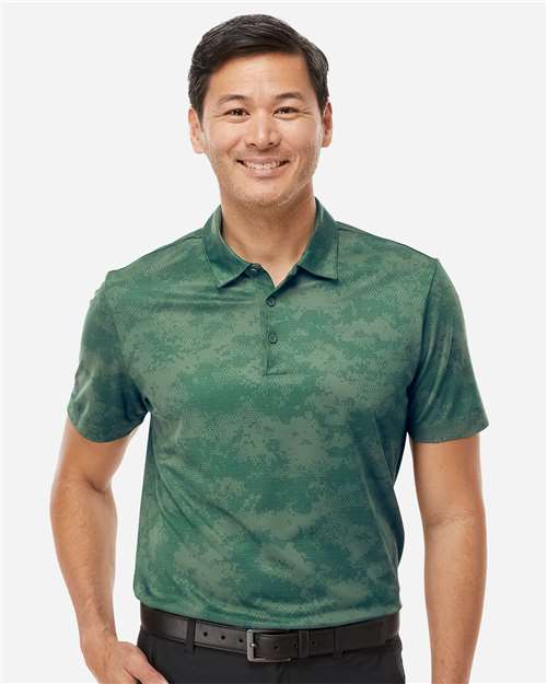 Adidas Men's All Over Camo Print Polo thumbnail 2