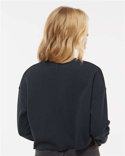 Independent Trading Co. Women's Lightweight Crop Crewneck Sweatshirt thumbnail 5
