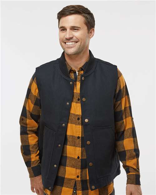 Independent Trading Co. Men's Insulated Canvas Workwear Vest thumbnail 2