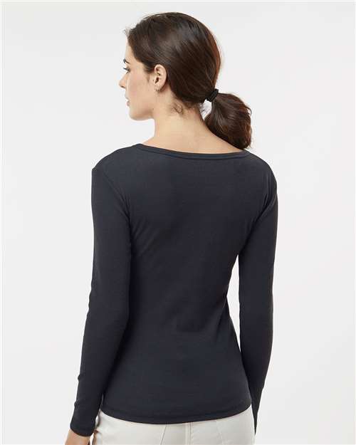 Boxercraft Women's Harper Long Sleeve Henley thumbnail 5