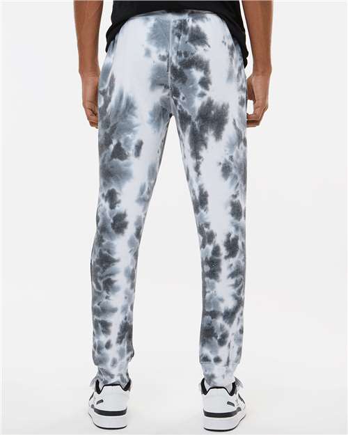 J. America Unisex Tie-Dyed Fleece Joggers thumbnail 5
