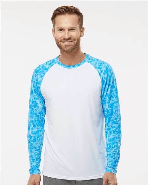 Paragon Men's Panama Colorblocked Long Sleeve T-Shirt thumbnail 2