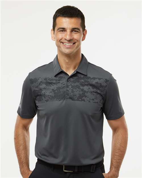 Adidas Men's Camo Chest Print Polo thumbnail 2