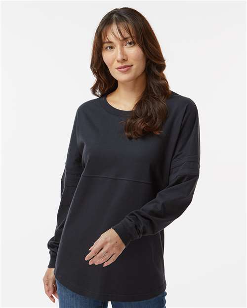 Boxercraft Women's Pom Pom Long Sleeve Jersey T-Shirt thumbnail 2