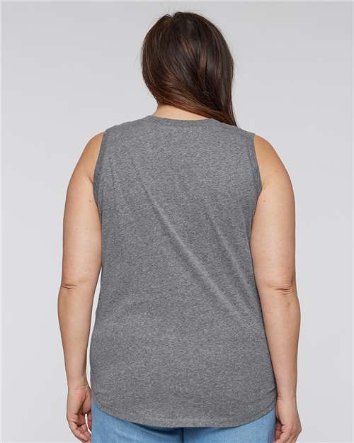 LAT Women's Curvy Relaxed Fine Jersey Tank thumbnail 5