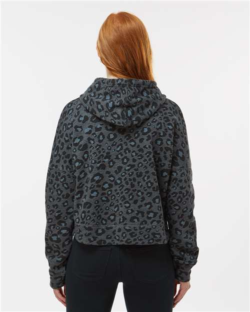 J. America Women's Crop Hooded Sweatshirt thumbnail 5