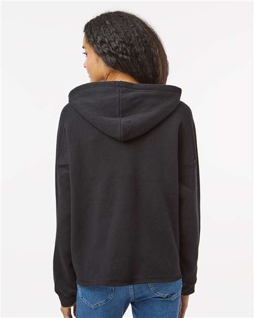 MV Sport Women's Angel Fleece Crop Hooded Sweatshirt thumbnail 5