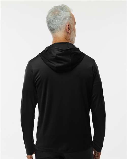 Adidas Men's Lightweight Quarter-Zip Hooded Pullover thumbnail 5