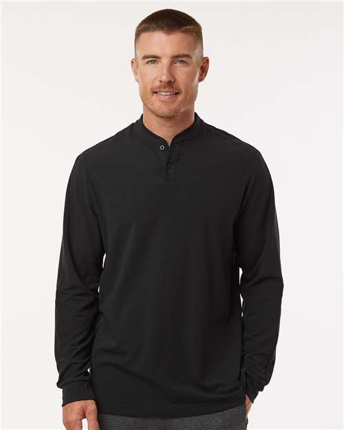 Adidas Men's Henley Long Sleeve T-Shirt thumbnail 2
