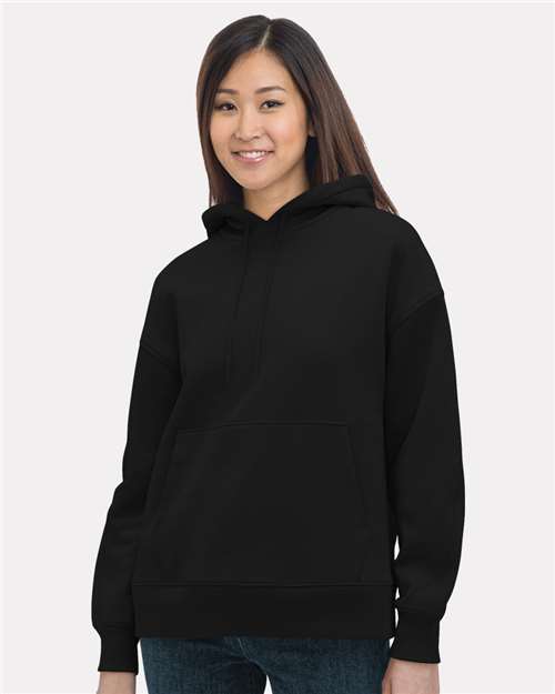 Bayside Women's USA-Made Hooded Sweatshirt thumbnail 2