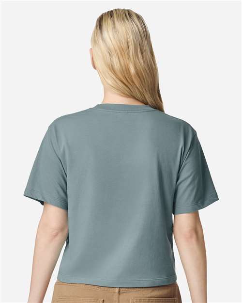 American Apparel Women's Fine Jersey Mid-Length Boxy Tee thumbnail 5